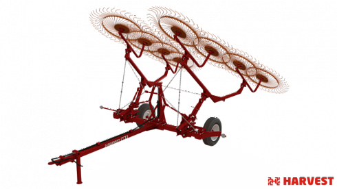 Грабли HARVEST WR 8 (ГКП 6,1М) - 7мм