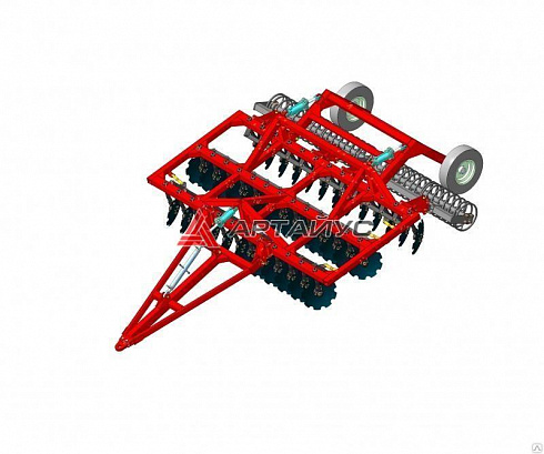 Борона дисковая БДМ 5,7Х3ПК Шаг 350мм.