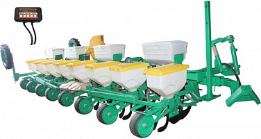 Сеялка пневматическая точного высева МС – 8 (с вентилятором, туками) + скиф