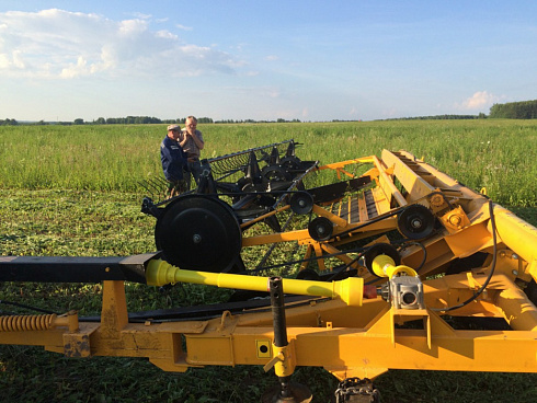 Жатка валковая прицепная ЖВП-4,9