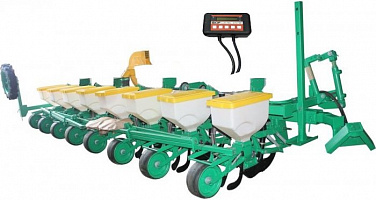 Сеялка пневматическая точного высева МС – 8 (с вентилятором без туков) + скиф